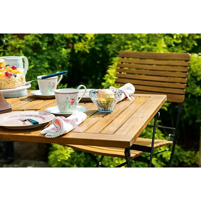 Sunfun Moni Balkonski stol - 75 x 75 cm, Akacija