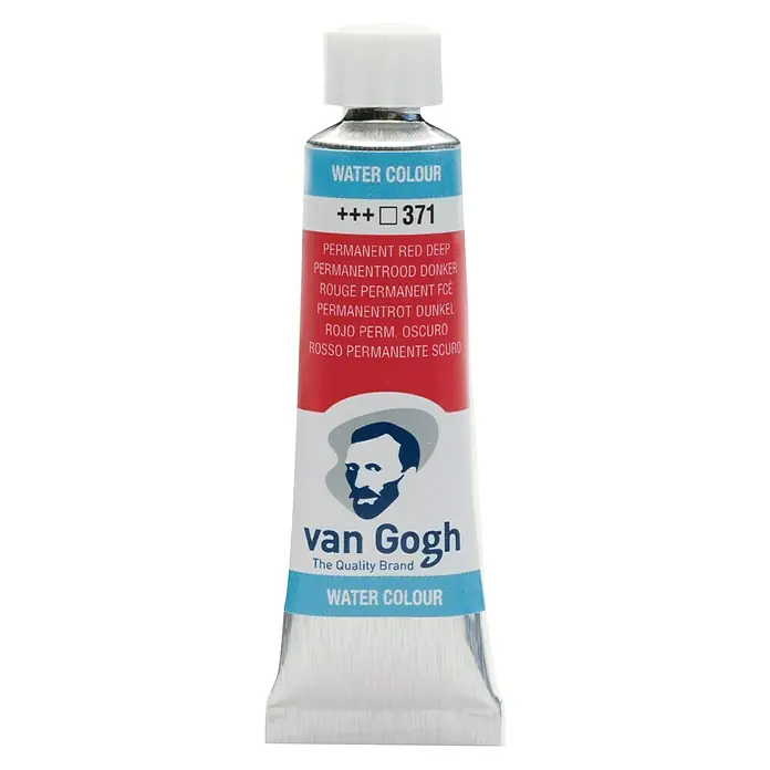 Talens Van Gogh Acuarela - Rojo permanente oscuro, 10 ml, Tubo