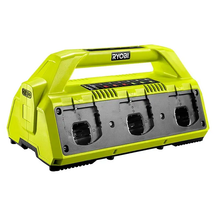 Ryobi ONE+ Oplader RC 18627 - Passend bij: Ryobi ONE+ accu's 18 V, Geschikt voor: Tot max. 6 One+ accu's - Vooraanzicht