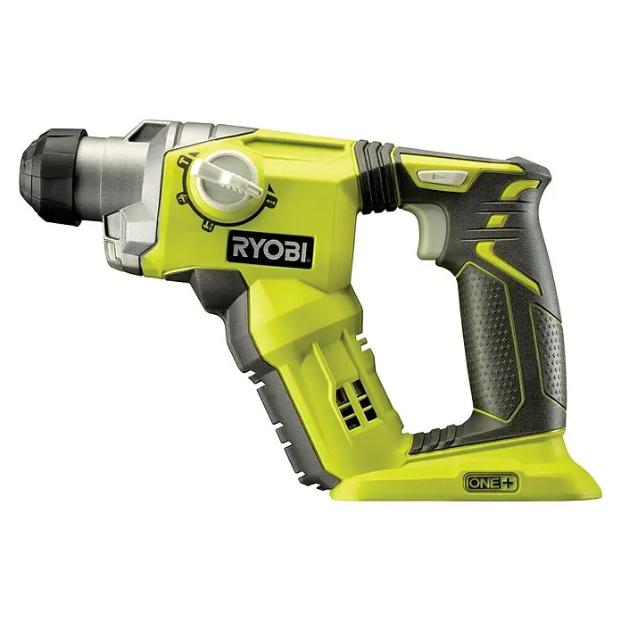 Ryobi ONE+ Martillo combinado de batería R18SDS-0 - 18 V, Sin batería, Energía de percusión: 1,3 J, Número de revoluciones de marcha en vacío: 0 r.p.m. - 1.300 r.p.m.