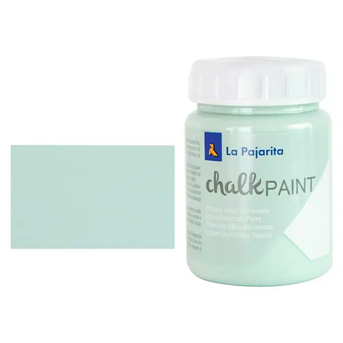 La Pajarita Pintura de tiza Chalk Paint - Mint, 75 ml, Mate