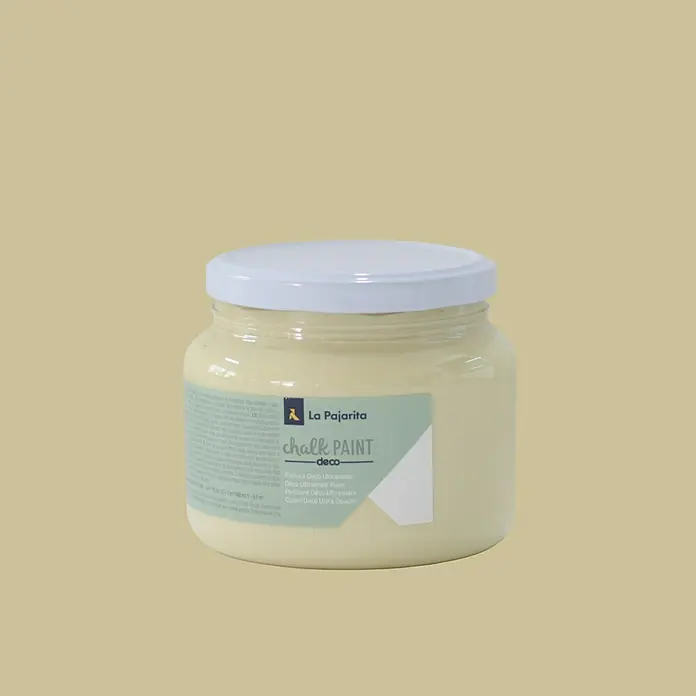 La Pajarita Pintura de tiza Chalk Paint - Dulce lima, 500 ml, Mate