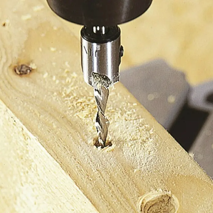 Wolfcraft Broca de percusión con avellanador 4,5 - 11 mm - Diámetro: 4,5 mm - 11 mm