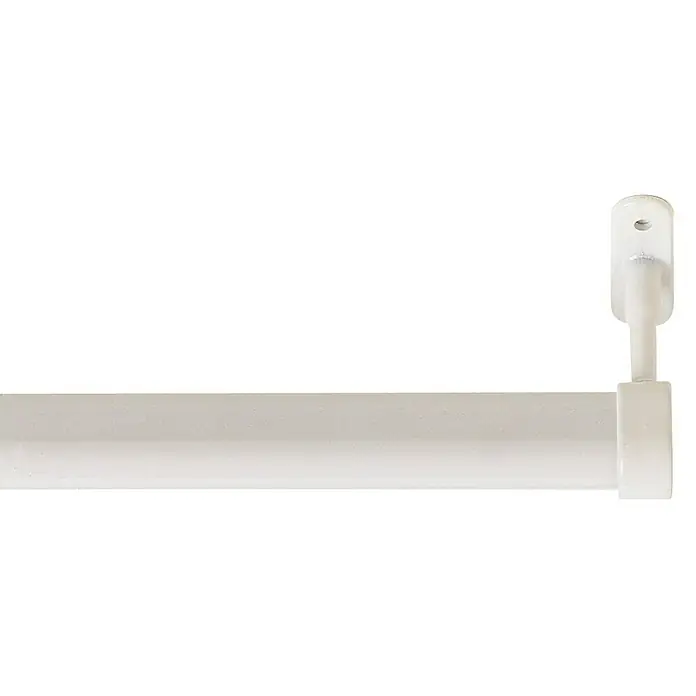 Soporte para techo Terminal Ovalado - Blanco, L x An x Al: 7,1 x 1,8 x 4,9 cm, Atornillado