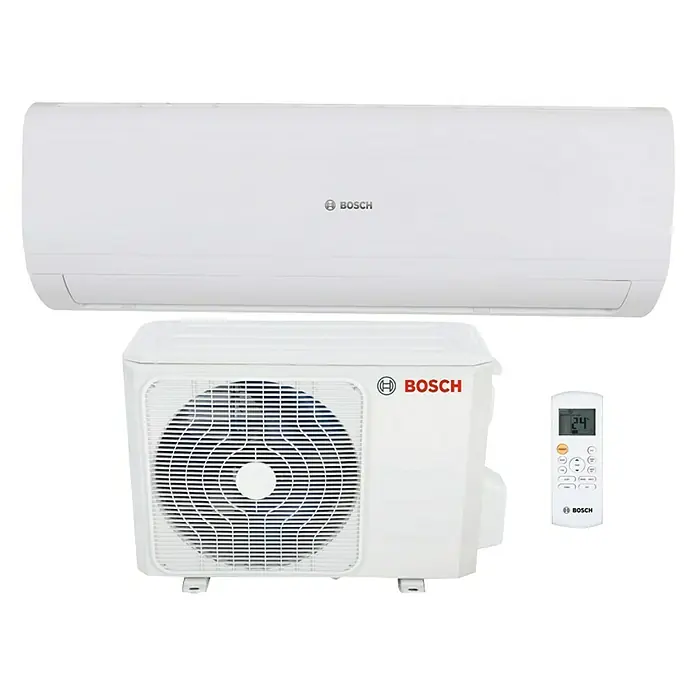 Bosch Aire acondicionado Inverter Climate 5000 7 - Potencia frigorífica máx. por unidad en BTU/h: 23.885 BTU/h, Potencia calorífica máx. por equipo en BTU/h: 24.908 BTU/h, Espacios hasta 50 m²