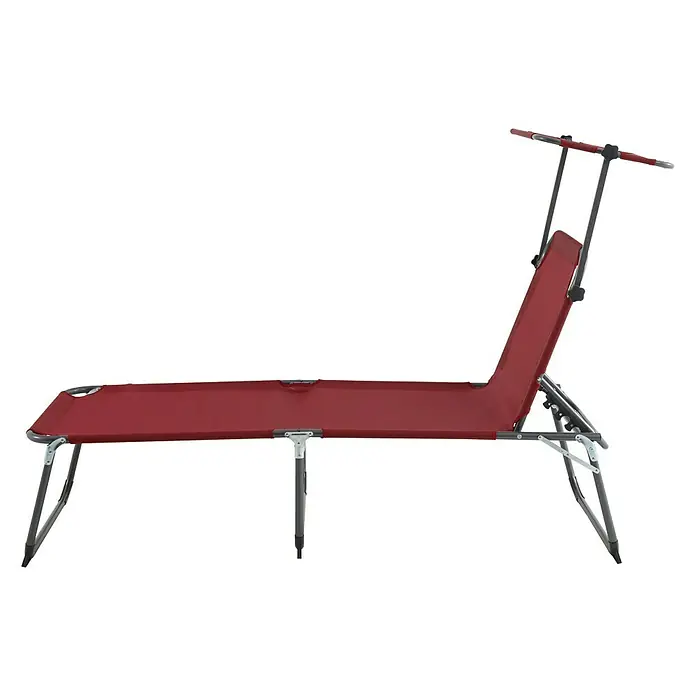 Sunfun Marissa Ležaljka za sunčanje - 200 x 70 x 40 cm, Tekstil, Chili