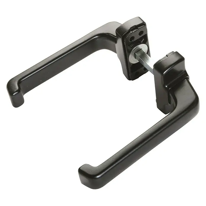 Manilla para ventana - Aluminio, Negro