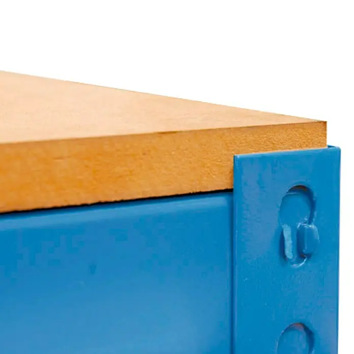 Simonrack Simonwork Banco de trabajo BT0 - L x An x Al: 76 x 121 x 84,2 cm, Capacidad de carga: 850 kg, Azul