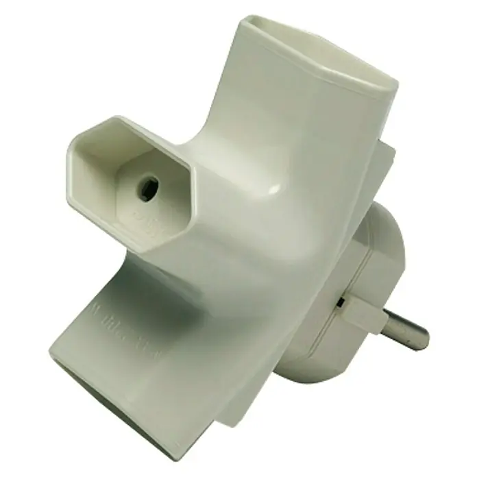 Famatel Ladrón triple - 2 polos, 10 A