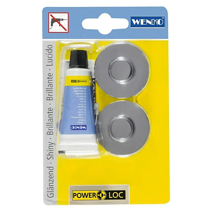Wenko Kit de fijación Power-Loc - Plástico