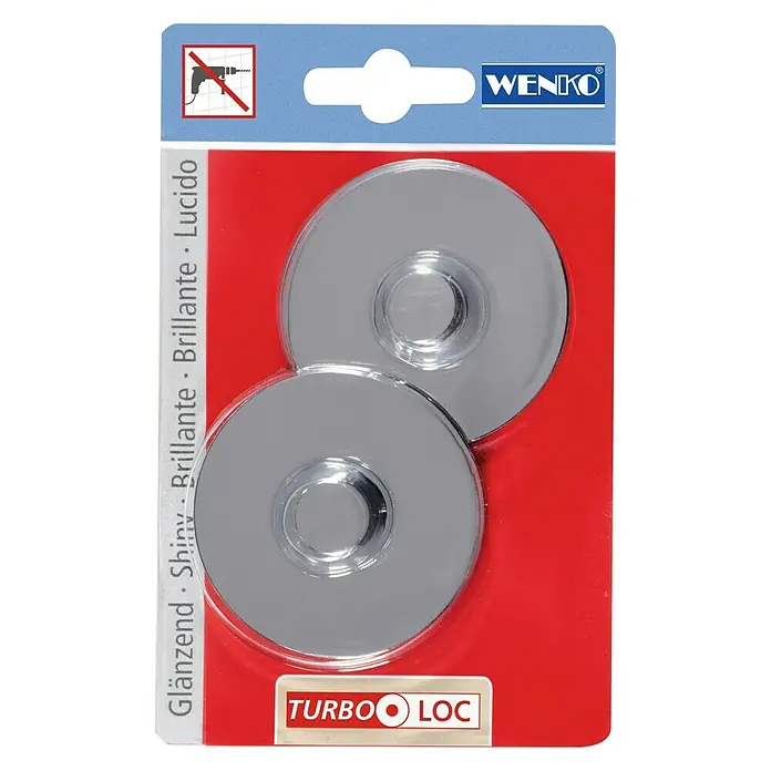 Wenko Bevestigingsset Turbo-Loc - Kunststof, 2 stk.