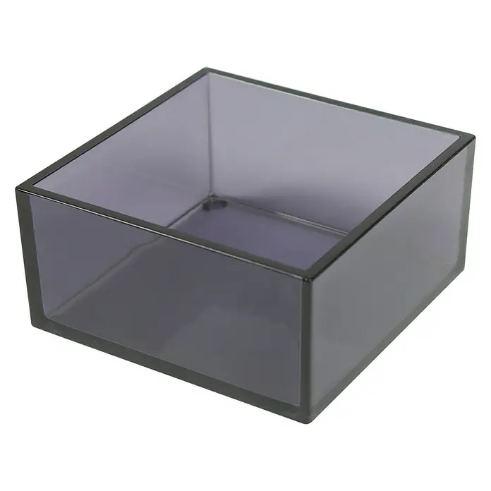 Deblanch Organizador acrílico - L x An x Al: 9 x 9 x 4,5 cm, Gris, Polipropileno