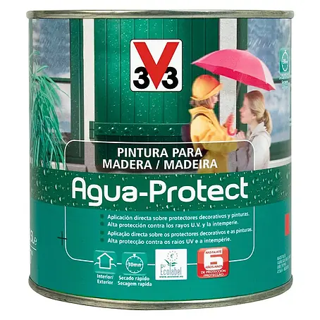 V33  Pintura protectora para la madera Agua Protect