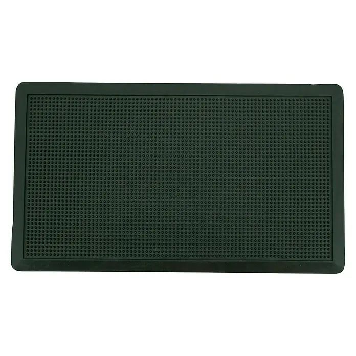 Felpudo Goma puntas - Negro, 100 x 60 cm, Caucho