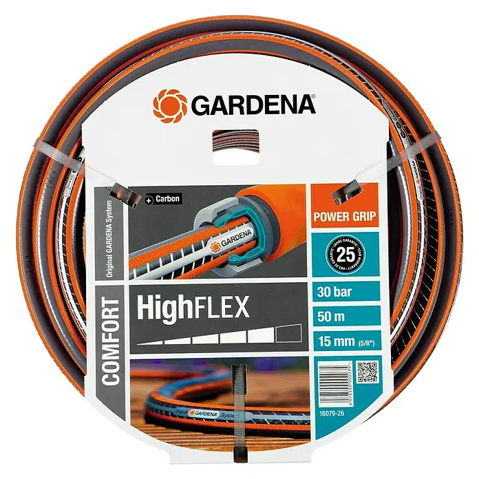 Gardena Manguera para jardín High Flex - Largo: 50 m, 15 mm