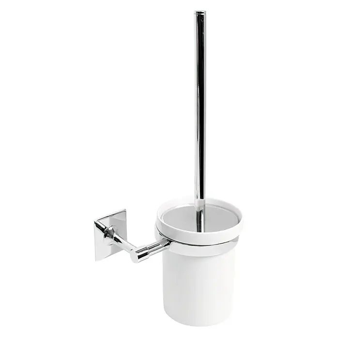 Bath Stage B-Square Escobillero - Acero inoxidable, Cromo, Blanco