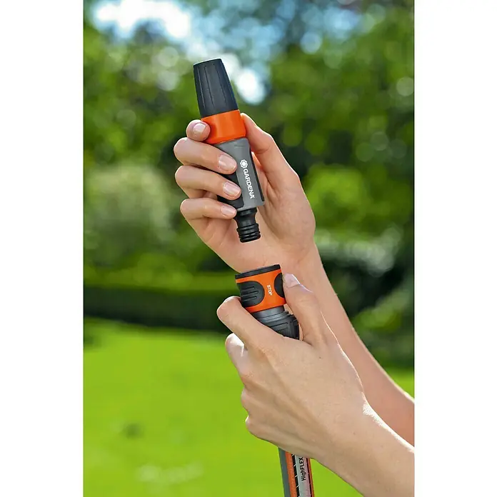 Gardena Conector rápido manguera stop 19mm - Plástico