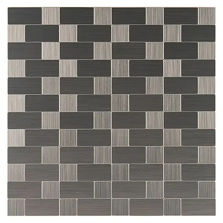 Baldosa de mosaico autoadhesivo Metal 3