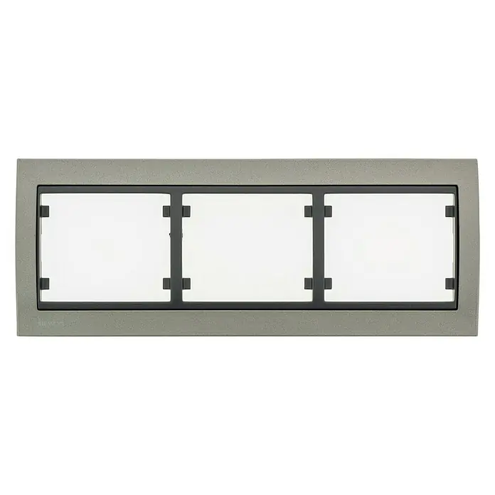 Siemens Delta Iris Marco - Mocca, x 3, Aluminio, Montaje en la pared