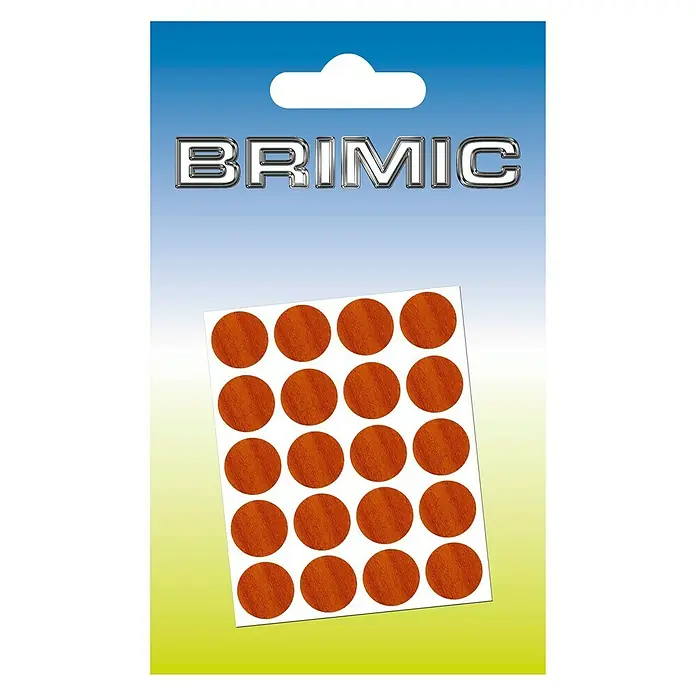 Micel Brimic Tapón embellecedor Cerezo - Diámetro: 13 mm, Pegado, 20 uds.