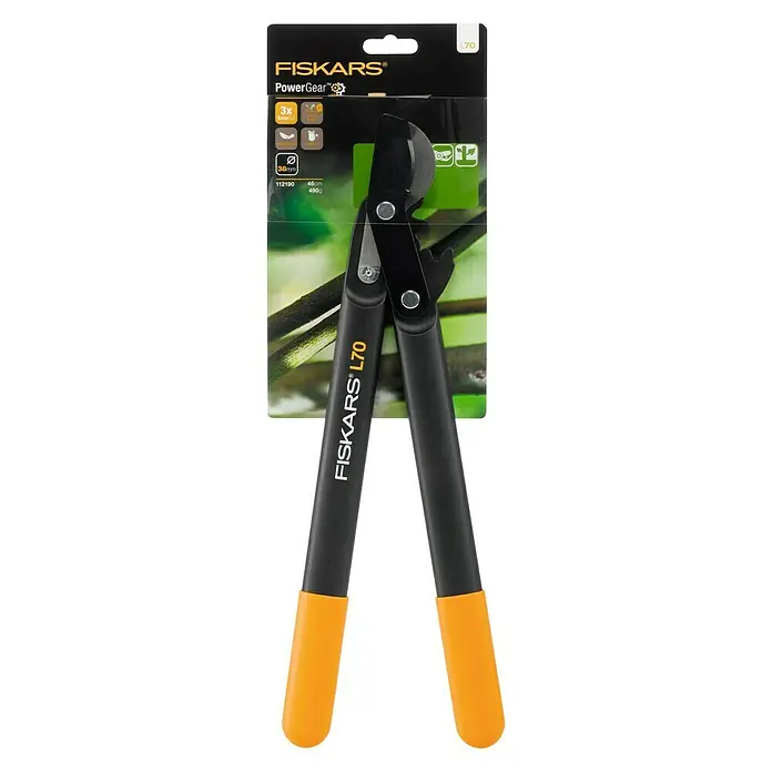 Fiskars PowerGear Getriebe-Astschere L70 - Bypass, Max. Aststärke: 38 mm