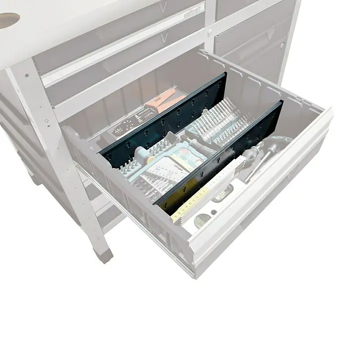 Wolfcraft Organizador para cajón 6072000 - Tamaño: M, Plástico, 2 uds.
