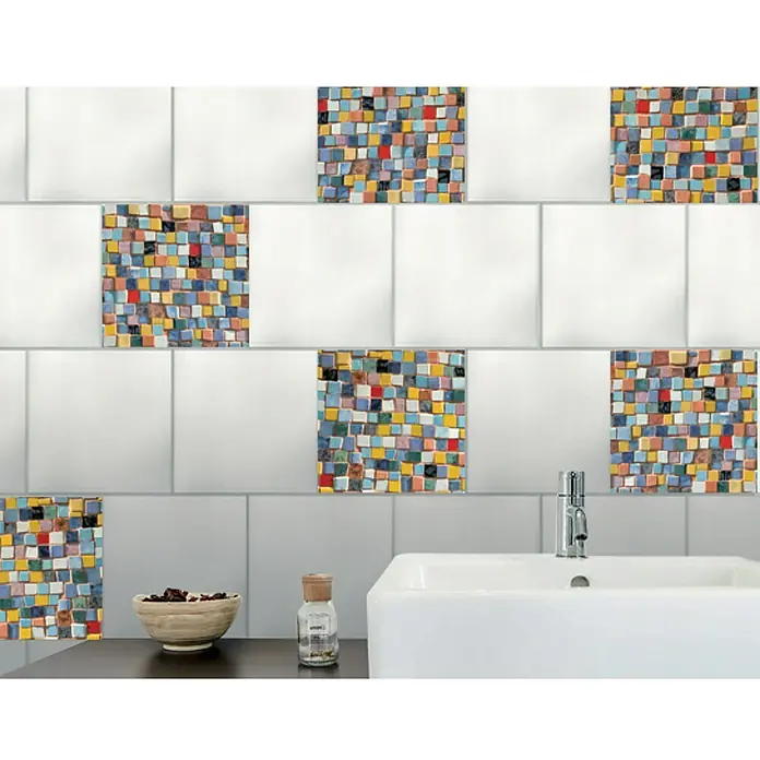 Adhesivos decorativos Mosaico - Motivo decorativo, Multicolor, 15 x 15 cm, 6 piezas