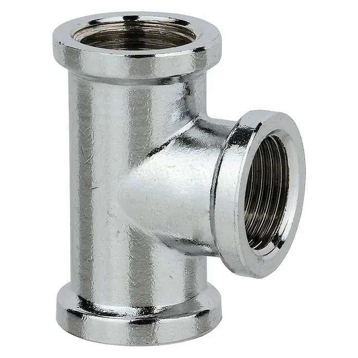 T-element - 1″, Mjed, Neobojeno - Pogled sprijeda