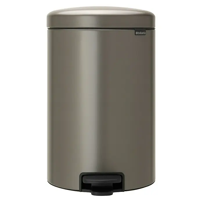 Brabantia Treteimer newIcon - 20 l, Platinum, Rund, Stahl