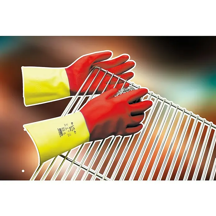 Sänger Haushaltshandschuh Robo - Größe: M, 1 Paar, Latex/Neopren, Rutschhemmend - Stimmungsaufnahme