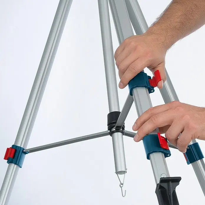 Bosch Professional Stativ BT 250 - Höhenverstellung: 97,5 - 250 cm, Stativ-Gewinde: ¼″