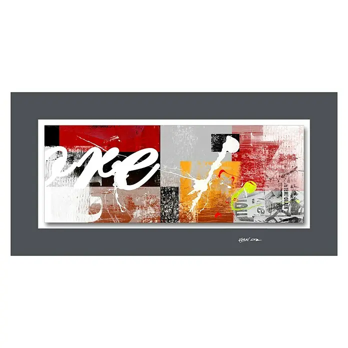 Cuadro - Mix On Stone I, An x Al: 100 x 50 cm - Vista frontal