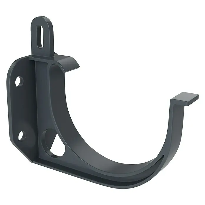 FunkeGruppe Dachrinnenhalter - Nennweite: 75 mm, Kunststoff, Anthrazit