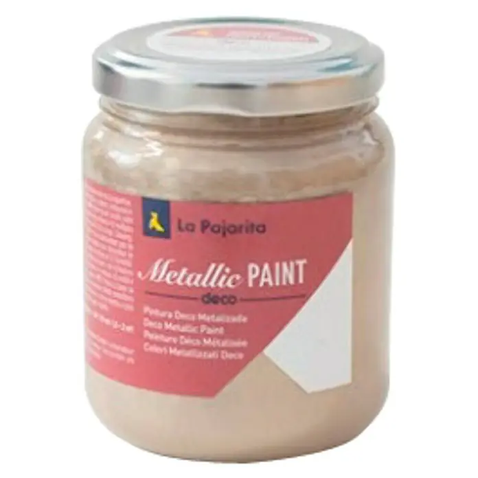 La Pajarita Pintura Metallic Paint - Champagne, 175 ml, Brillante - Vista frontal