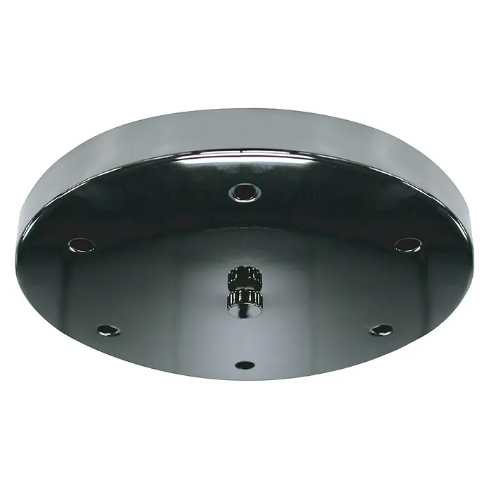 Cristal Record Baldaquín de lámpara x 6 - Ø x Al: 20 x 2 cm - Vista ascendente
