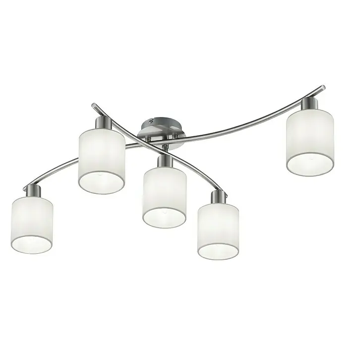 Trio Lighting Plafón Garda - 2,5 W, L x An x Al: 7,5 x 44,2 x 22 cm, Blanco, E14 - Vista frontal