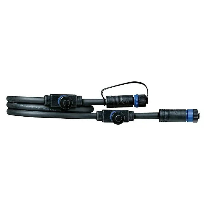Paulmann Plug & Shine Verbindungskabel - 1 m, 3 Anschlüsse, IP68 - Vorderansicht