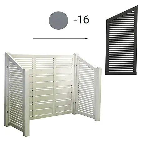 Plus  Mülltonnenverkleidung Silence