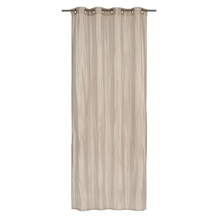Elbersdrucke Ösenschal Nomadi - 135 x 255 cm, 100 % Polyester, Beige - Vorderansicht