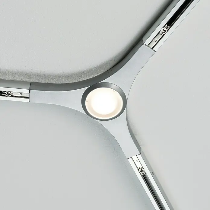 Paulmann URail Y-Verbinder LED - L x B: 22,3 x 19,5 cm, Metall, 1-flammig - Stimmungsaufnahme