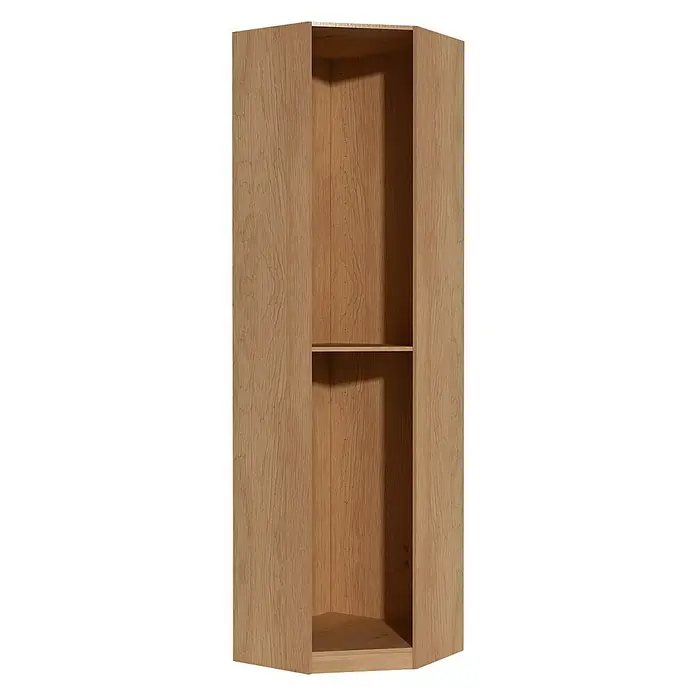 Finsa Set de estanterías rinconeras - L x An x Al: 60 x 60 x 1,6 cm, Roble, Melamina