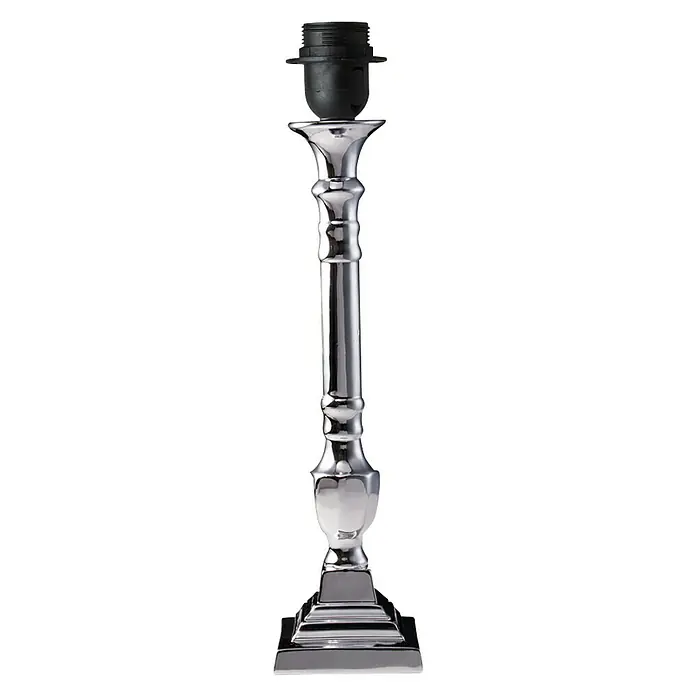 Home Sweet Home Postolje svjetiljke Candle - 40 W, Boja: Krom, Visina: 40 cm - Pogled sprijeda