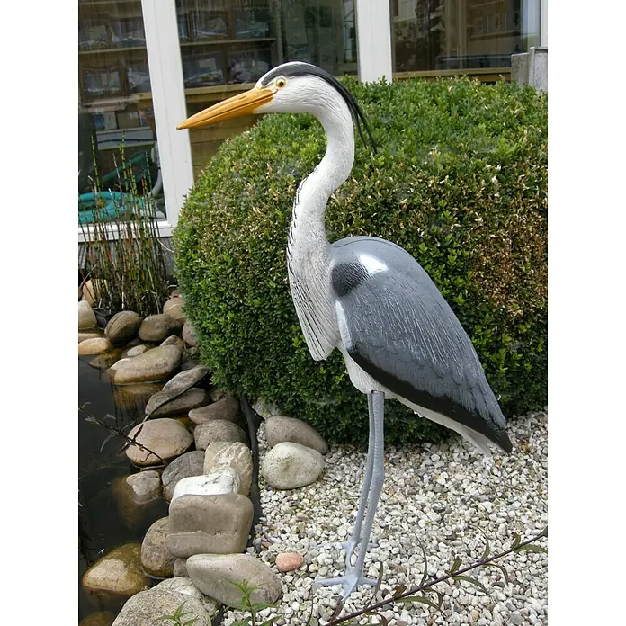 Ubbink Tiervertreiber Fischreiher - 21,5 x 54 x 87 cm, Kunststoff - Vorderansicht