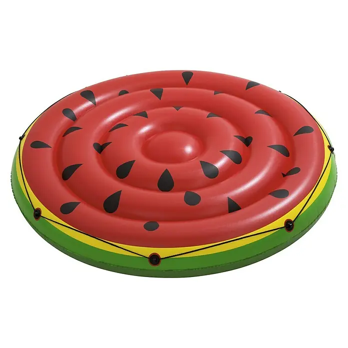 Bestway Zračni madrac na napuhavanje Watermelon Island - Ø x V: 188 x 25 cm, Lubenica - Pogled sprijeda