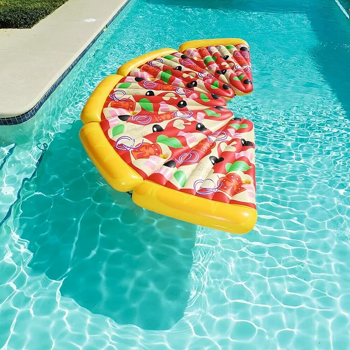 Bestway Madrac na napuhavanje Pizza Party Lounge - 188 x 130 cm - Proizvod u upotrebi