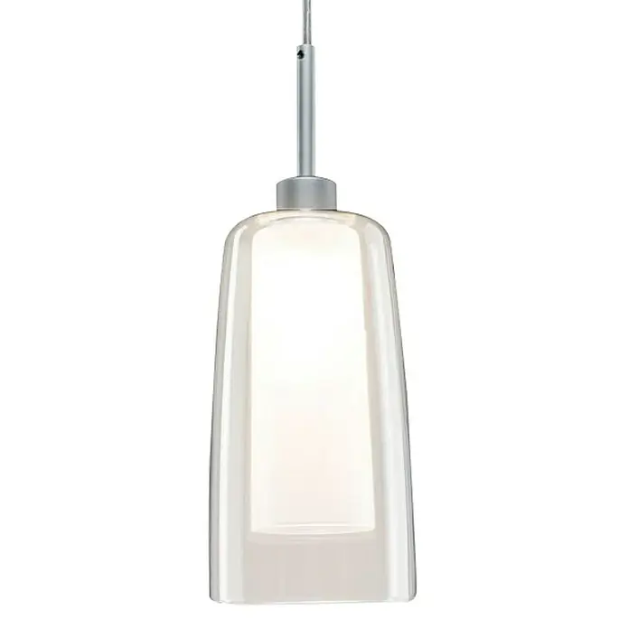 Paulmann URail LED-Pendelleuchte Arido II - 1-flammig, 5 W, Lichtfarbe: Warmweiß, Höhe: 20 cm - Vorderansicht
