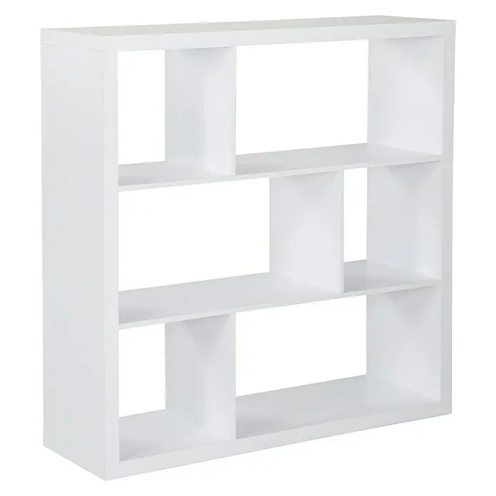 Phönix Fortuna Regal - L x B x H: 35 x 114,3 x 114,3 cm, Weiß - Linke Seitenansicht