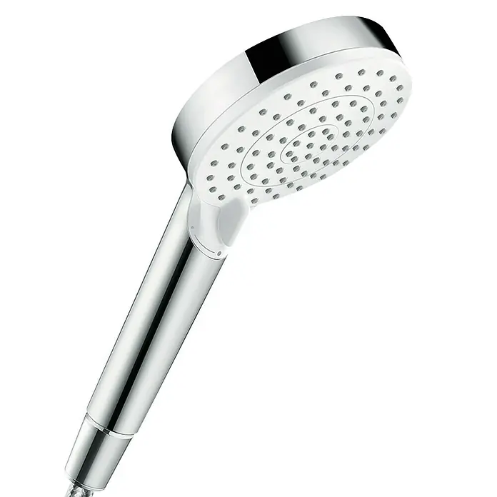 Hansgrohe Teleducha Crometta Vario - Blanco/Cromado, Redonda