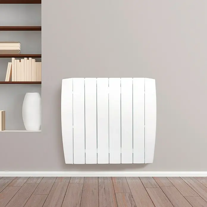 HJM Emisor térmico cerámico Optima con WiFi - 1.000 W, Blanco, L x An x Al: 14,2 x 63,5 x 58,9 cm