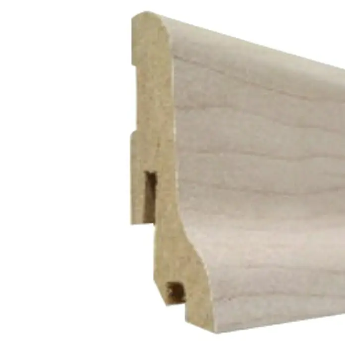 Amco Sockelleiste Clip-Technik - Ahorn, L x B x H: 2,5 m x 22 mm x 60 mm, Foliert